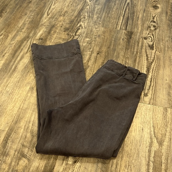 Splendid Women’s Darcie Gray Drawstring Waist Cropped Pants Size M - Picture 12 of 12